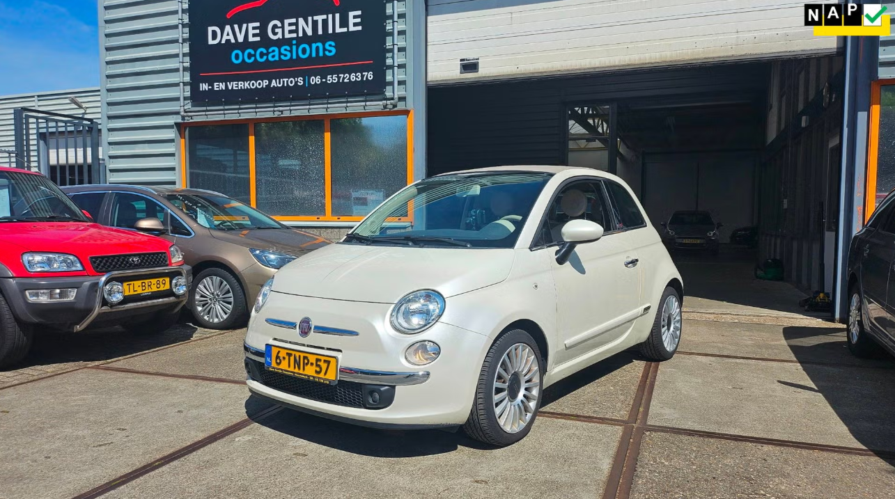 Fiat 500 C, 0.9 TwinAir Vol Opties Leer/Cabrio/Nav/ 2014