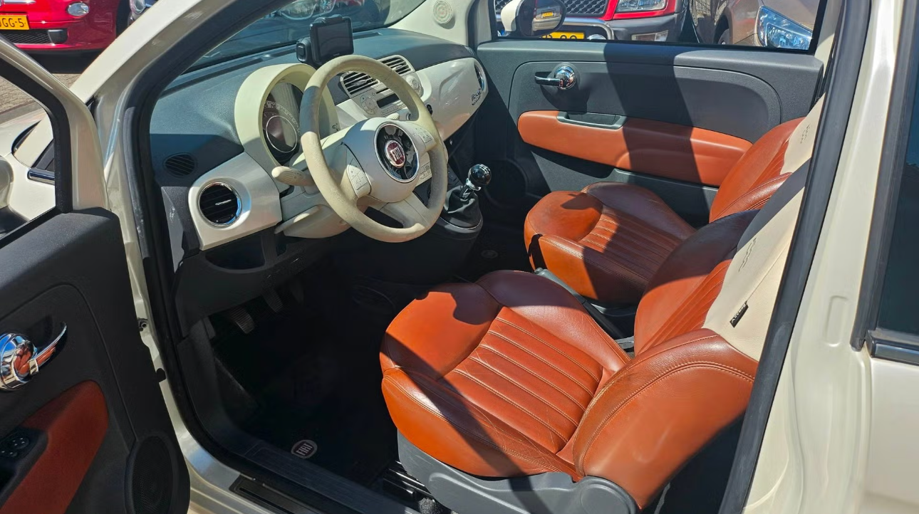 Fiat 500 C, 0.9 TwinAir Vol Opties Leer/Cabrio/Nav/ 2014 foto 4